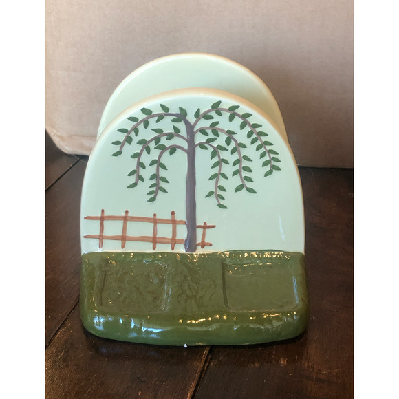 NIB 90's Vintage Collections Etc Fall Country Napkin Salt Pepper Set Farm Ranch - Picture 8 of 14